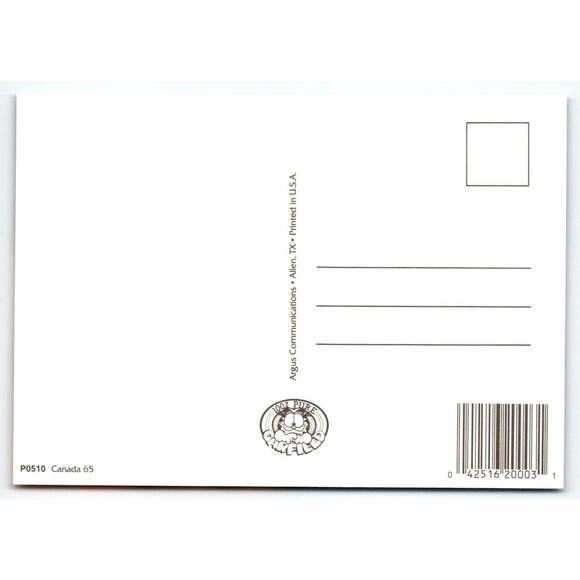 What's The Word Garfield Cat Postcard Jim Davis Comic Orange Tabby 1978 Retro - Picture 2 of 2